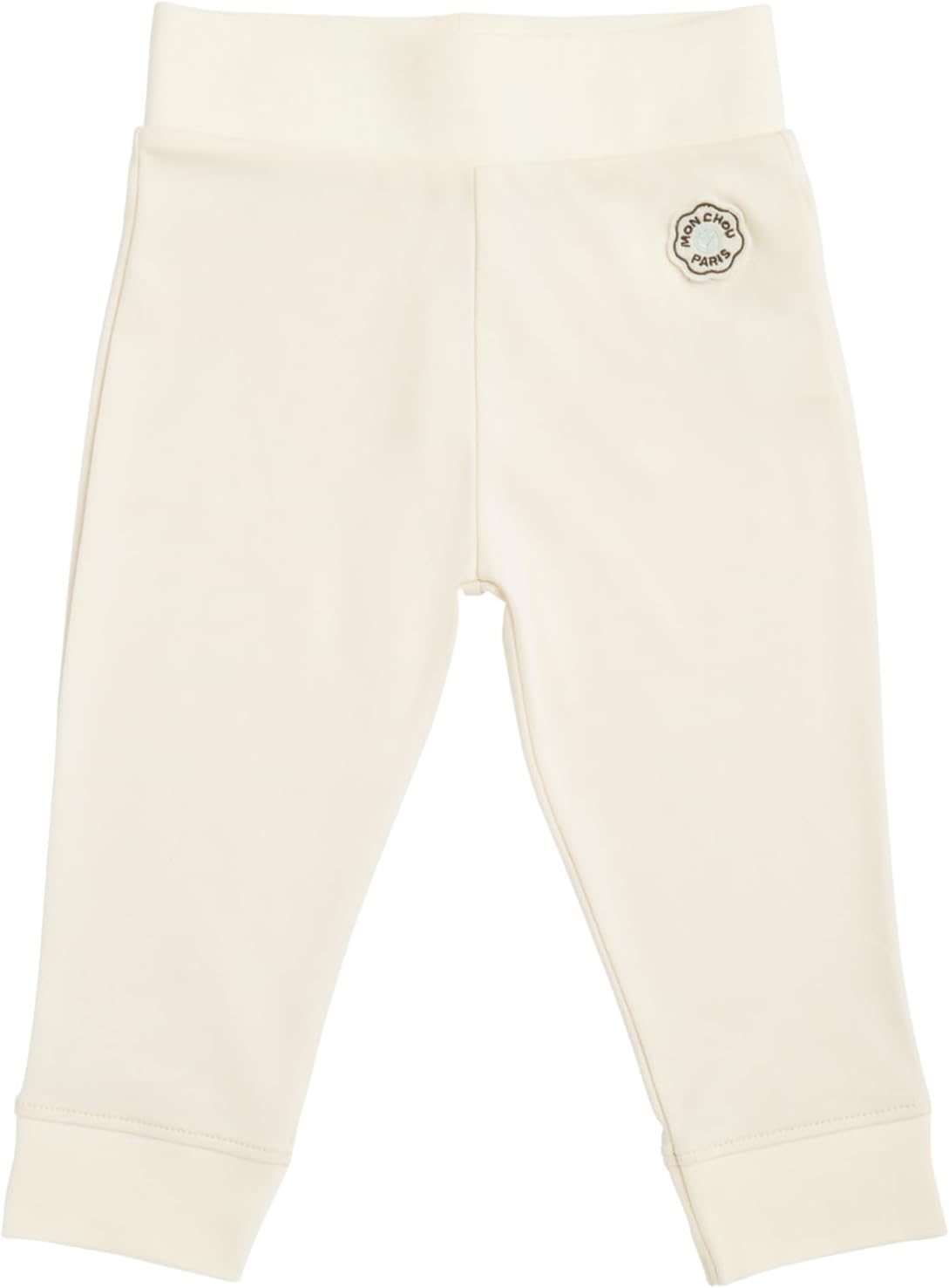 MON CHOU Organic Cotton Ribbed Joggers for Baby