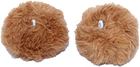MDXONE 2 Soft Pompoms with Elastics Pair for Winter Balaclavas