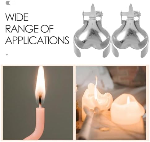BIUDECO Candle Snuffer Metal Heart Extinguisher Tool