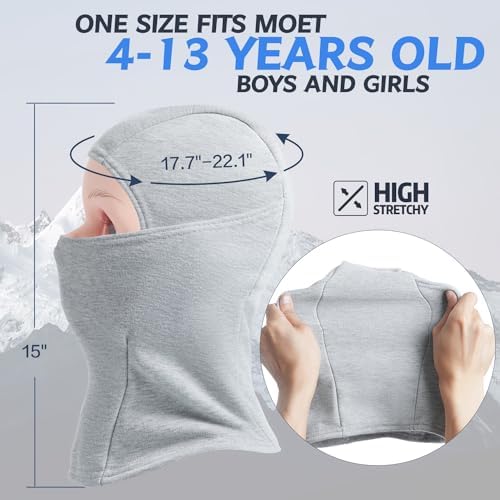 Kids Balaclava Face Mask - Winter Hat for Cold Weather Ski Mask