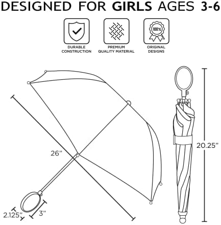 Disney Kids Umbrella Frozen Princess Minnie Mouse