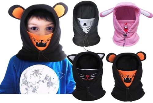 Kids Balaclava Ski Mask - Soft Windproof Winter Hat for Cold Weather