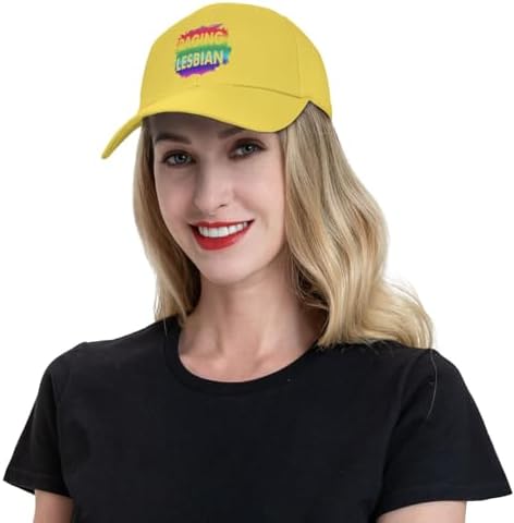 Raging Lesbian Curved Brim Snapback Hat for Men Women