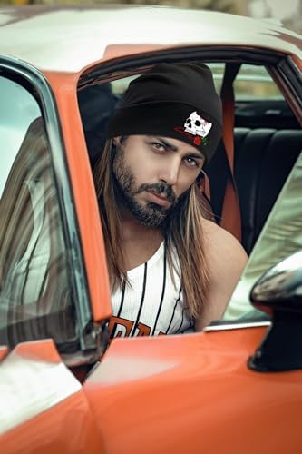 Tijeyi Skull Beanies for Winter Warm Hats Men and Boys