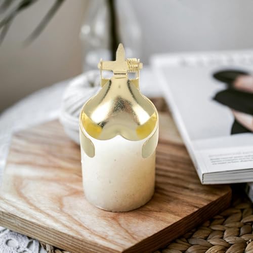 GOOHOCHY Heart Shaped Candle Snuffer Decor