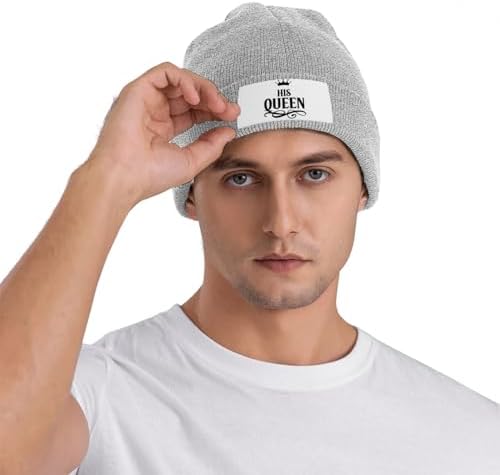 Queen And Im Her King Knitted Hat Winter Warm Cap