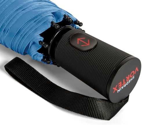 ShedRain Vortex Automatic Folding Travel Umbrella 75 mph Windproof