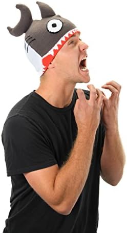 Fun Costumes Knit Shark Hat with Foam Tail and Fin 1
