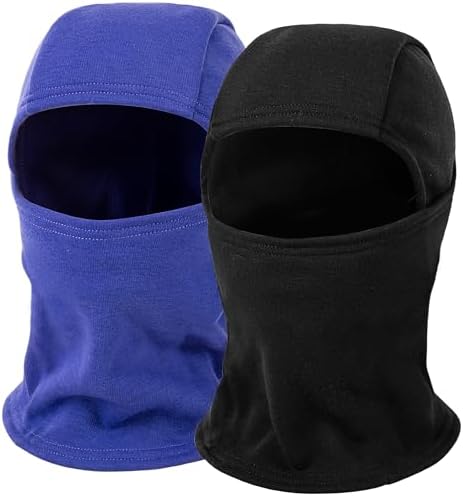 ZUMULIAN Ski Mask Balaclava for Kids Cold Weather Warm 2 Packs
