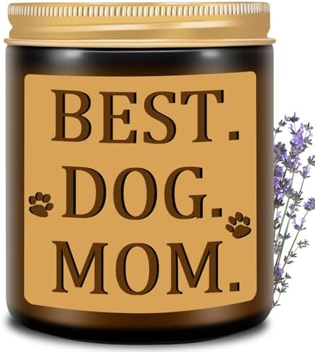 Funny Dog Mom Gifts - Lavender Scented Jar Candles 1