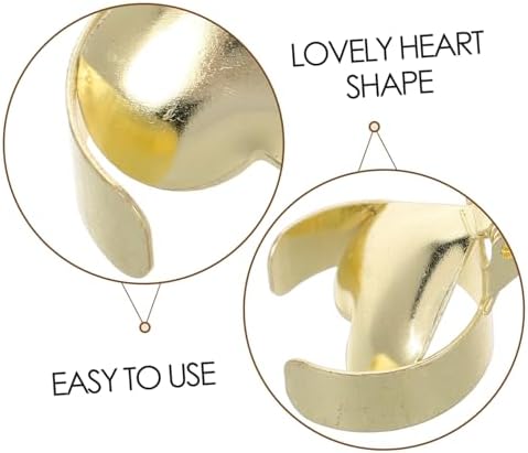 Luxshiny Gold Heart Shaped Candle Snuffer Set