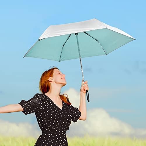 G4Free UV Protection Travel Umbrella with Wooden Handle