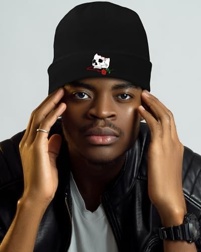 Tijeyi Skull Beanies for Winter Warm Hats Men and Boys