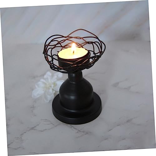 PRETYZOOM Bird Nest Candle Holder Tealight Stand