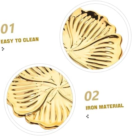 ERINGOGO Modern Decorative Iron Tray for Jewelry and Candy