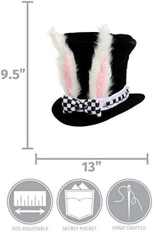 Elope Alice in Wonderland White Rabbit Costume Top Hat