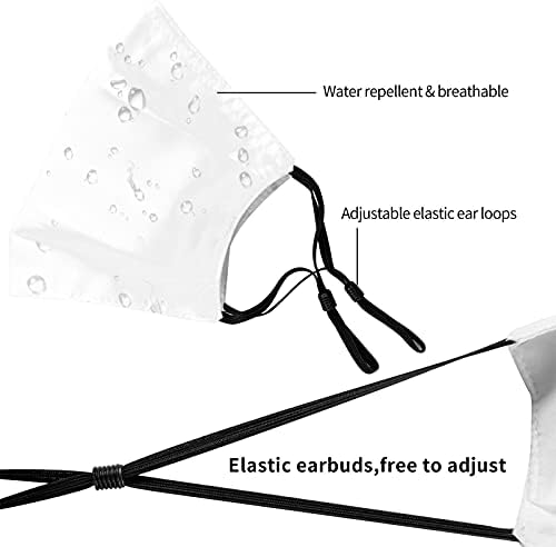 JCETUNO Unisex Reusable Face Mask with Adjustable Nose Clip