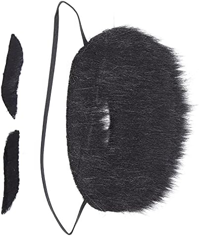 Balit Halloween Costume Plush Beard Eyebrows Set