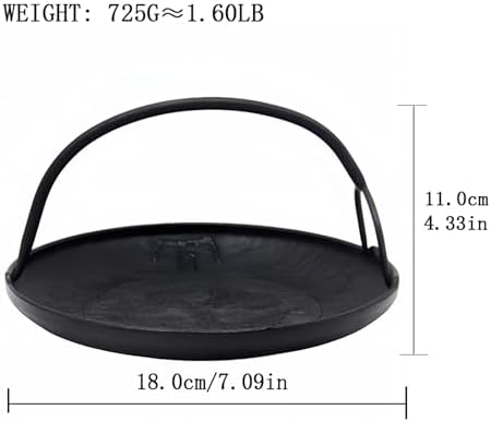 SECHUDO 7 Small Cast Iron Tray - Decorative and Functional