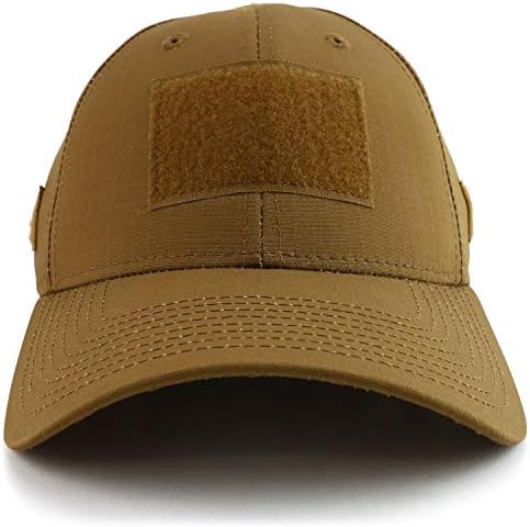 Armycrew Tactical Operator Ripstop Cotton Baseball Cap with Loop Patch