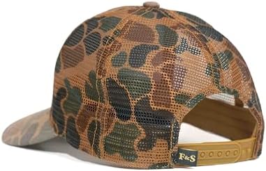 Field Stream Mens Roosevelt Snap Back Mesh Cap Brown Camo