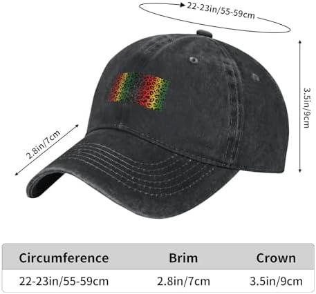 Leopard Print Baseball Cap - Washed Denim Lightweight Breathable