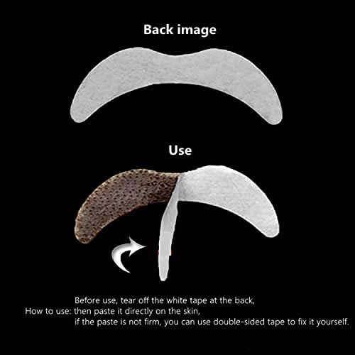Dzrige 24 Piece Fake Mustache Set Self-Adhesive
