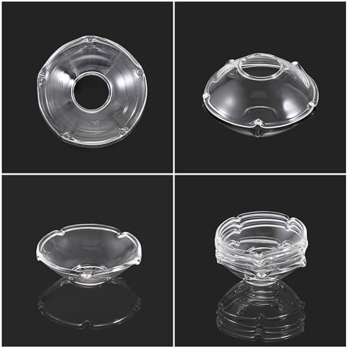 OwnMy 2PCS Glass Candle Drip Protectors