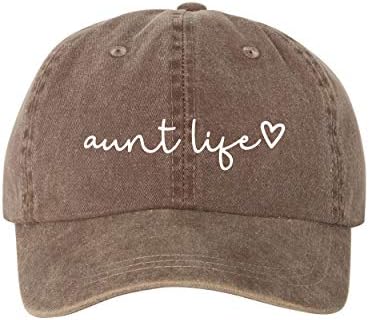 Ameritrends Aunt Life Script Heart Dad Hat Baseball Cap Adjustable