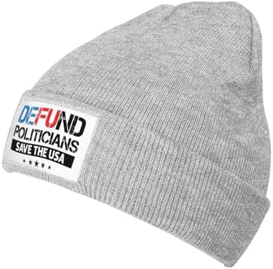 Generic Defund Politicians Winter Warm Knit Hat