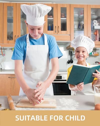 Xeoxarel Kids Chef Hat Adjustable Elastic 1