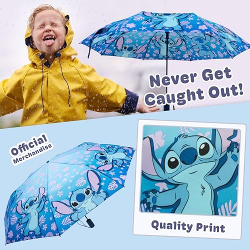 Disney Automatic Umbrella - Compact Lightweight Folding Travel Umbrella