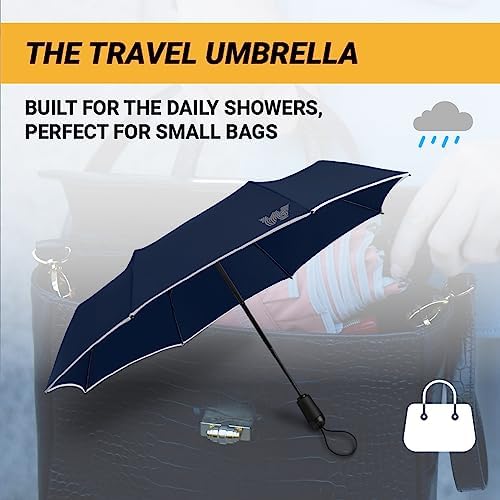 Weatherman Compact Mini Umbrella - Windproof for 45 MPH