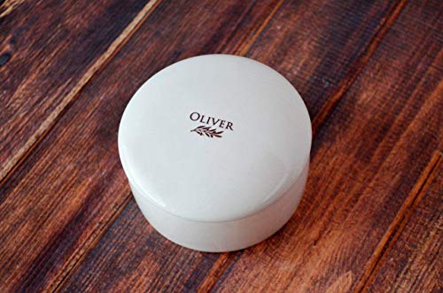 Personalized Baptism Gift Round Keepsake Box with Have Adventures Saying