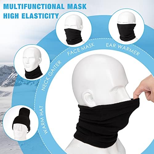 JenPen 4-Piece Kids Winter Fleece Neck Gaiters