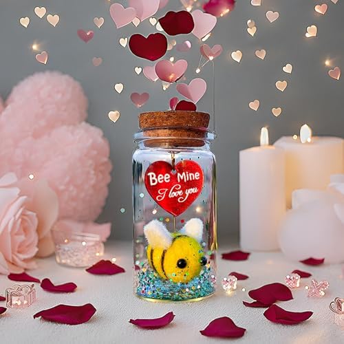 Cute Bee Love Message in a Bottle Gift for Couples 1