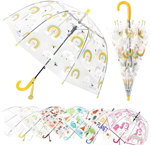 MRTLLOA Kids Bubble Umbrella with Curved Handle 1