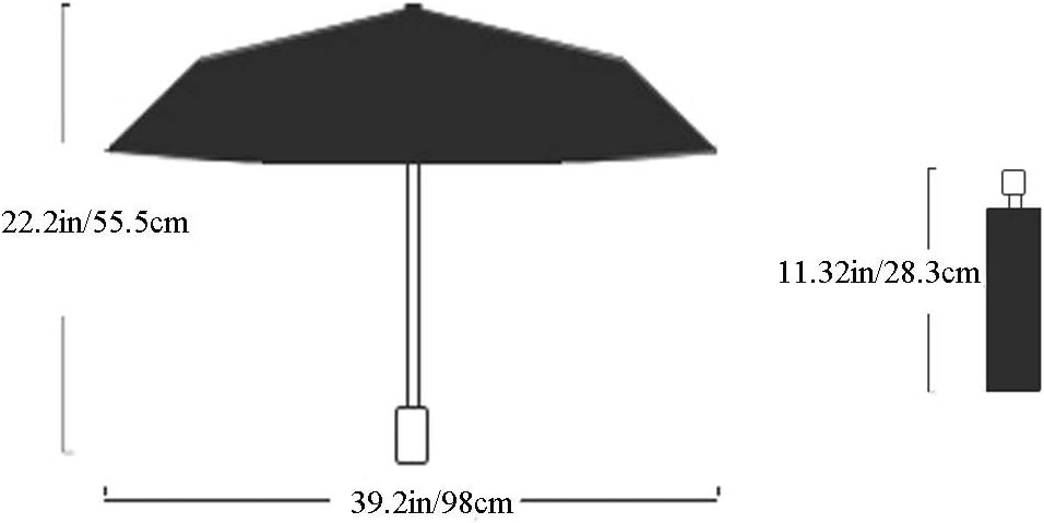 Kids Automatic Open Cartoon Waterproof Travel Umbrella - UPF 50 Protection
