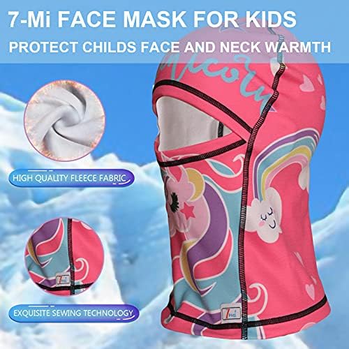 Kids Balaclava Ski Mask Winter Face Warmer for Boys Girls