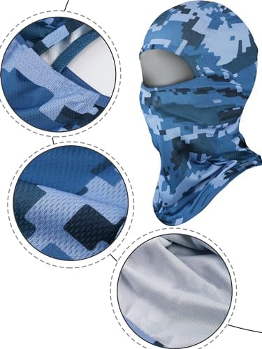 Blulu 3-Pack Camo Balaclava Face Mask for Outdoor