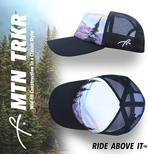 Grace Folly Mountain Trucker Hat for Men or Women
