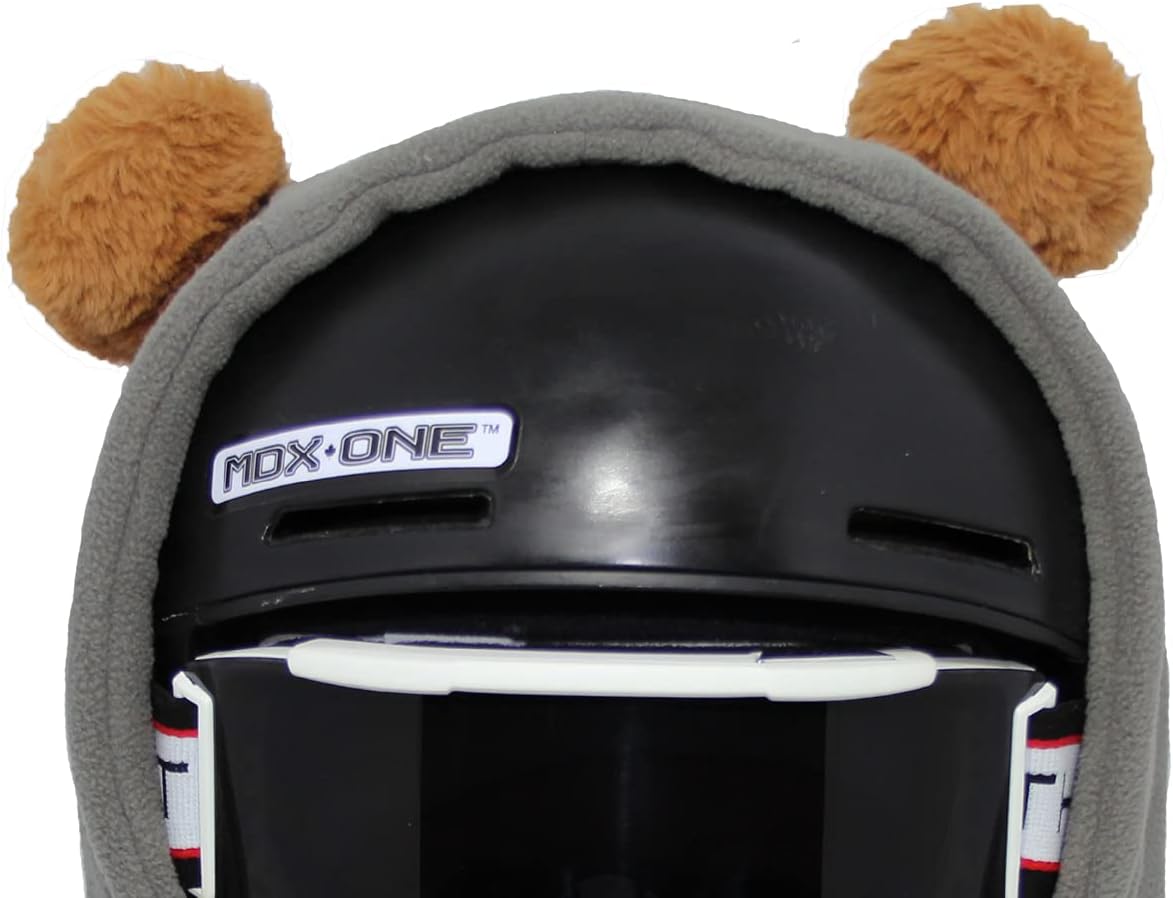 MDXONE 2 Soft Pompoms with Elastics Pair for Winter Balaclavas
