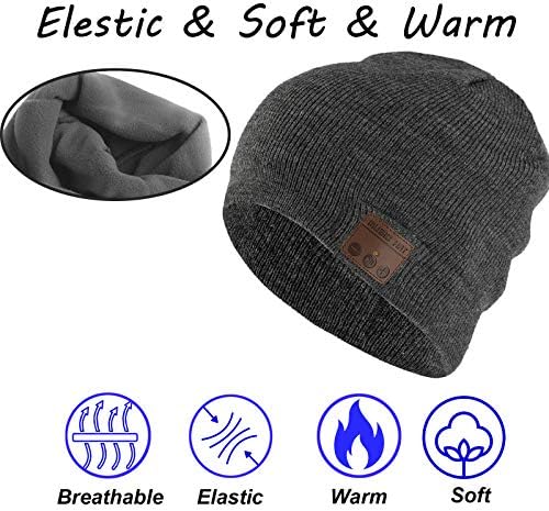 Wireless Music Beanie Hat for Men Women