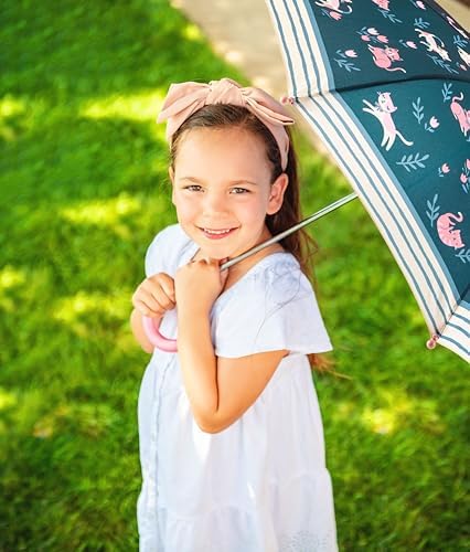 Stephen Joseph Toddler Folding Umbrella with Pinch-Free Closure and Vibrant Design