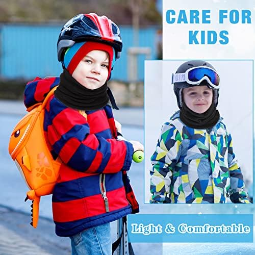 JenPen 4-Piece Kids Winter Fleece Neck Gaiters