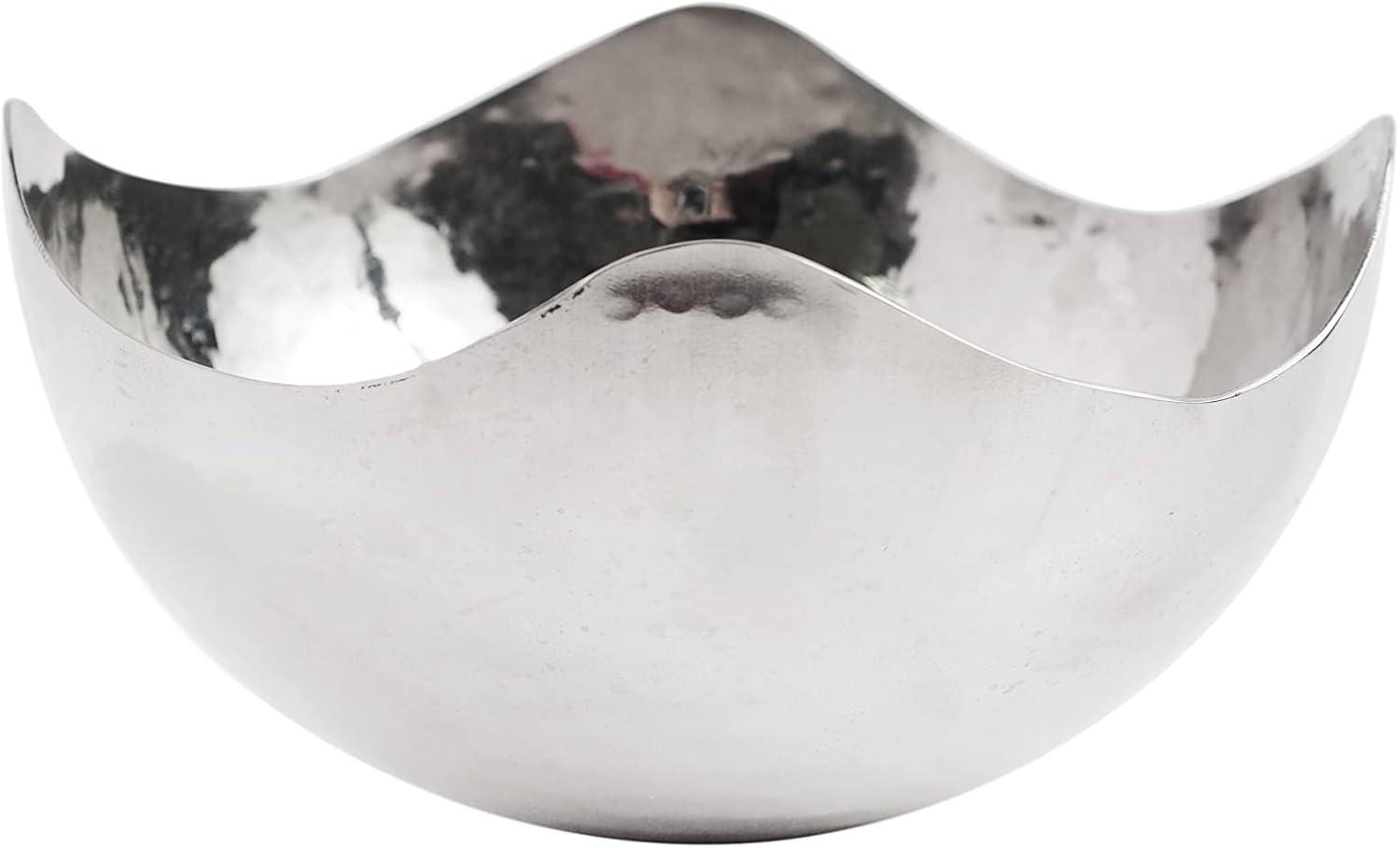 Hosley 575 Inch Silver Metal Decorative Bowl