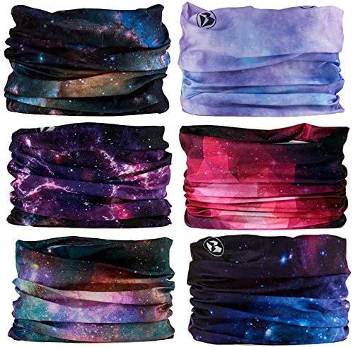 KALILY 12PCS Headband Bandana - Microfiber Face Shield Headwrap Scarf Neck Gaiter Hair Band