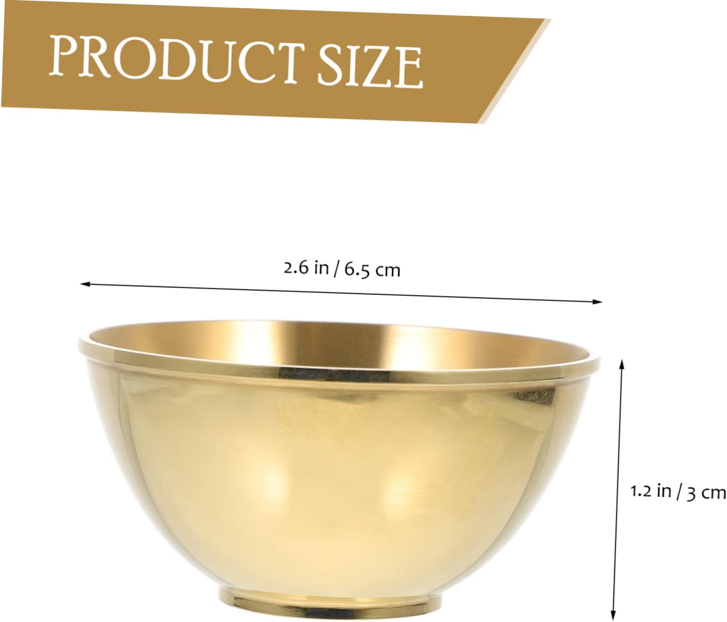 PRETYZOOM Gold Trim Decorative Serving Bowl