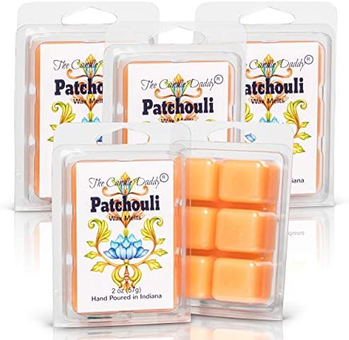 The Candle Daddy Patchouli Wax Cubes - 5 Packs - 10 Ounces Total