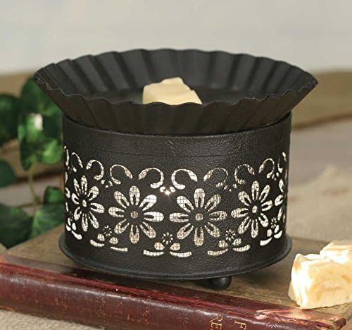 Country Daisy Wax Warmer - Brown